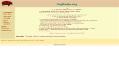 Desktop Screenshot of hogradio.org