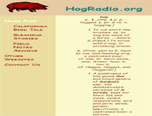 Tablet Screenshot of hogradio.org